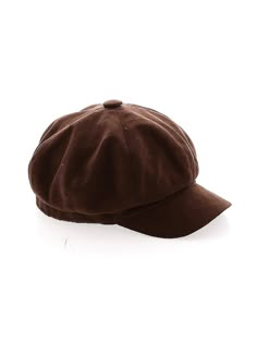 Unbranded Hat Size: One Size Accessories - used. No Fabric Content | Hat: Brown Accessories Cheap Retro Brown Hat, Bennies Hats Brown, Brown Objects, Ranpo Cosplay, Vintage Brown Hat, One Size Fits Most, Brown Cotton Cap, Brown Newsboy Hat, Pageboy Hat, Digital Lookbook