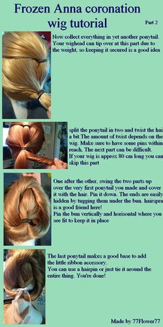 the instructions for how to do an easy hairstyle