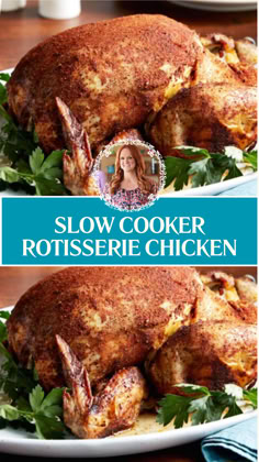 Pioneer Woman Slow Cooker Rotisserie Chicken Slow Cooker Whole Chicken Recipes Easy, Pioneer Woman Rotisserie Chicken Recipes, Slow Cooker Rotisserie Chicken Recipes, Rotisserie Chicken Slow Cooker Recipes, Crock Pot Rotisserie Chicken Recipes, Whole Chicken Recipes Crockpot, Rotisserie Chicken Crockpot Recipes, Chicken Roaster Recipes, Slow Cooker Whole Chicken Recipes