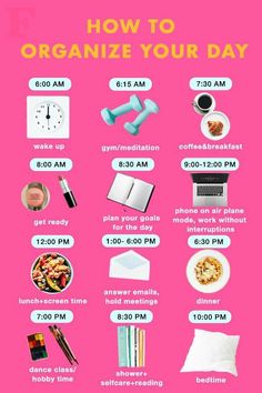 Organize Your Day