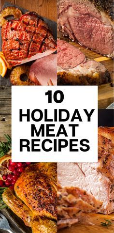 the top 10 holiday meat recipes