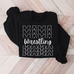 Fun Shirt Ideas, Gymnastics Mom Shirt, Mama Crewneck Sweatshirt, Gymnastics Shirts