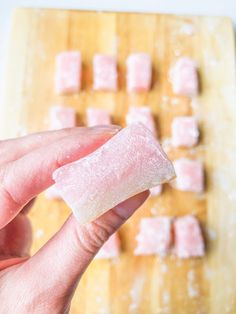 Coconut Rose Mochi (Chi Chi Dango) | Mochi Mommy Mochi Recipe Microwave, Mochi Ice Cream, Strawberry Roses, Rose Flavored, Candy Jelly, Popular Desserts, Valentines Day Desserts