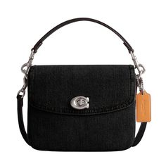 PRICES MAY VARY. Editor's Notes: A more compact Cassie, our 19 is smaller than the original and made for days or nights on the go. This denim & leather designer purse has an elegant fabric lining & is finished with a Signature turnlock closure Denim & Leather: The perfect pair. Crafted with denim and refined calf leather - for an iconic crossbody bag for women and men Style Three Ways: Three interchangeable straps for versatile styling. Detach the crossbody strap and carry as a handbag with the Coach Cassie, Denim Crossbody, Elegant Fabric, Chain Top, Coach Crossbody, Coach Gifts, Coach Crossbody Bag, Purses Designer, Bag For Women