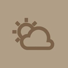 a brown cloud with sun and clouds above it