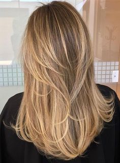 Layers For Fine Hair, Cute Layered Hairstyles, Cuts For Long Hair, Summer Blonde Hair, Layered Hairstyles, Honey Blonde Hair