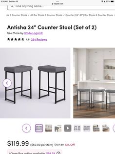 Counter Stools, Bar Stools