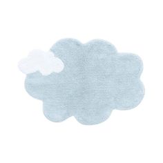 a cloud rug on a white background