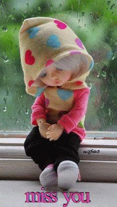 Cute Miss You, Beautiful Gif, Cool Backgrounds, Cute Dolls, Cute Cartoon Wallpapers, Hd Wallpapers, Beautiful Dolls, Cartoon Wallpaper, Miss You