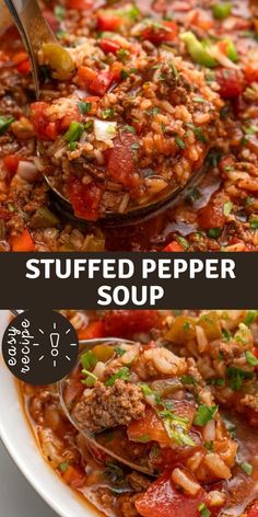 this is an image of stuffed pepper soup