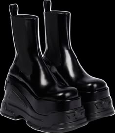 Versace Boots, Leather Womens Shoes, Mode Shoes, Versace Shoes, Boots Leather, Platform Heel, Winter 2023