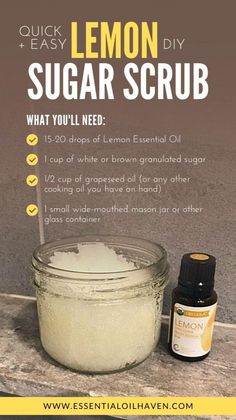 Gift Recipes, Diy Sugar Scrub, Diy Body Scrub Recipes, Diy Sugar Scrub Recipe, Lemon Sugar Scrub, Săpunuri Handmade, Body Scrub Recipe, Sugar Scrub Homemade, Homemade Scrub