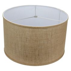 a round lamp shade on a white background