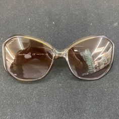 Beautiful Sunglasses, Never Worn. Comes With Case. Classic Brown Sunglasses For Party, Classic Brown Party Sunglasses, Designer Clear Sunglasses For Formal Occasions, Classic Party Sunglasses With Tinted Lenses, Casual Evening Sunglasses With Glass Lenses, Classic Clear Sunglasses For Formal Occasions, Elegant Clear Sunglasses With Gradient Lenses, Brown Glass Sunglasses For Evening, Chic Formal Sunglasses With Glass