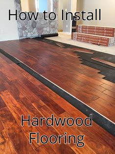 how to install hardwood flooring in an empty room