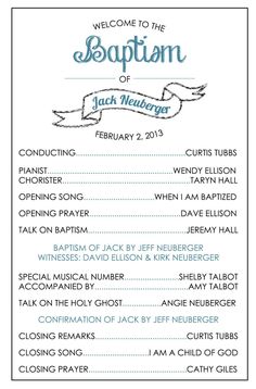 Lds Baptism Program Template Free Lds Baptism Program Template Free, Baptism Program Template, Free Printable Graduation Invitations, Graduation Invitation Wording, Happy Birthday B, Lds Baptism Invitation, Lds Baptism Program, Baptism Program, Baptism Announcement