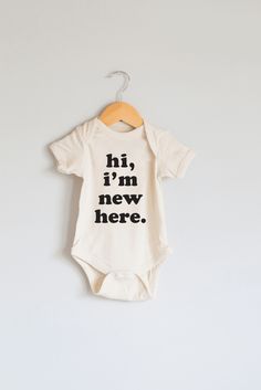 Hi Baby Announcements, New Kids On The Block, Organic Cotton Baby, Gender Neutral Baby Shower, Neutral Baby Shower, Coming Home Outfit, Organic Cotton Fabric, Fall 2023, Baby Ideas