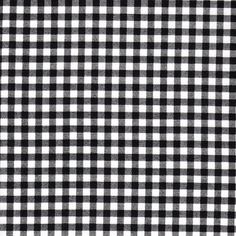 black and white gingham checkered fabric