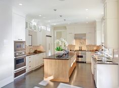 the kitchen is clean and ready for us to use in its new owner's home