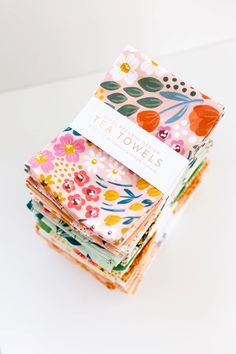 Pack of 2 Tea Towels – Elyse Breanne Design Elyse Breanne, Floral Towels, Box Creative, Tea Towel Gift, Cute Kitchen, Floral Tea, Cotton Tea Towels, Towels Design, Kitchen Tea