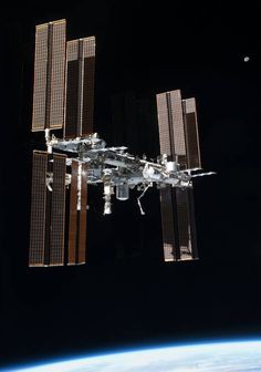 the international space station in orbit