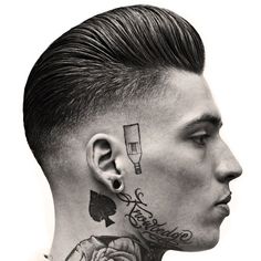 Rockabilly Hairstyles Slick Back Haircut, Popular Mens Haircuts, Best Fade Haircuts, Pompadour Men, Pompadour Fade, Hair Myth, Pompadour Hairstyle