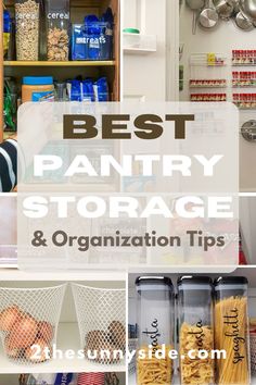 the best pantry storage and organization tips