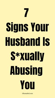 7 Signs Your Husband Is Sexually Abusing You Happy Marriage Tips, Advice For Newlyweds, Happy Married Life, Successful Marriage, What Happened To You, Marriage Tips, Pregnancy Birth, Happy Marriage