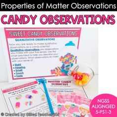 the candy observation is an easy activity for kids to learn how to use candy in their classroom