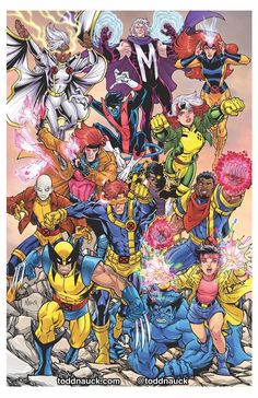 the cover to x - men vol 1, drawn by mark mcreason and illustrated by