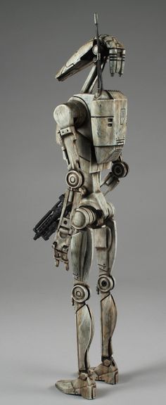 A1 PLASTIK: Star Wars Trade Federation Battle Droid (12") Strom Trooper, Star System, Star Wars Poster, Star Wars Clone Wars