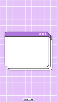 a purple and white plate sitting on top of a tiled wall