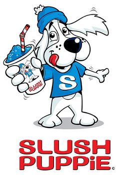 the logo for slush puppie