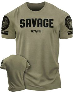 Savage Workout T-Shirt, Funny Gym Shirts, Lifting T-Shirt, Deadlift – Gymish Functional Graphic Print T-shirt For Training, Graphic Tee Tops With Short Sleeves For Training, Pre-shrunk Cotton Training T-shirt, Moisture-wicking T-shirt For Streetwear, Athletic Fit Functional T-shirt For Streetwear, Athletic Fit T-shirt With Letter Print, Athletic Fit Letter Print T-shirt, Athletic Fit Sweat-resistant T-shirt For Streetwear, Athletic Fit Cotton T-shirt For Training