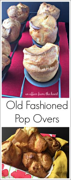 old fashioned popovers are the perfect dessert for any occasion