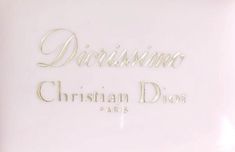 a close up of the logo for a christian dior perfume