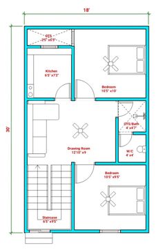 a blueprinted floor plan for a two bedroom apartment with an attached bathroom and living room