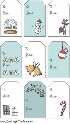 printable christmas gift tags for kids to make