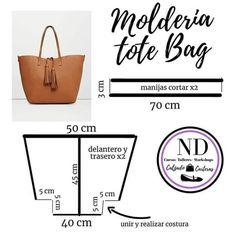 an image of a bag with measurements for it and how to measure the size?