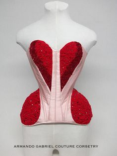 image 0 Valentines Red Velvet, Drag Make-up, Corsets Vintage, Velvet Corset, Burlesque Costume, Red Corset, Pink Corset