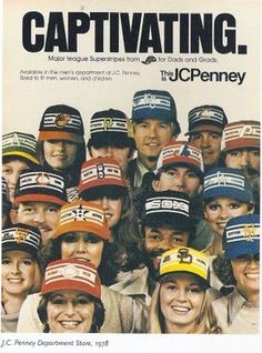 Vintage Hat Ads, Hat Editorial, 90s Culture, 90s Sports, Sports Cap, Campaign Fashion