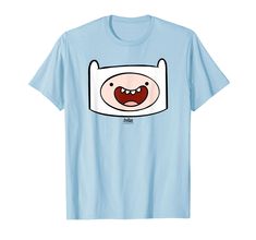 an image of adventure time finn face t - shirt