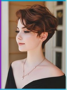 Discover the latest prom hairstyles for short hair in 2024. From elegant updos to cute half-up styles, find the perfect look for your special night. Whether you have curly, straight, or wavy hair, our guide includes easy tutorials and tips to achieve a trendy, memorable hairstyle. Prom Hairstyles For Very Short Hair, Fancy Hair For Short Hair, Fancy Pixie Hairstyles, Hoco 2024, Formal Hairstyles For Short Hair, Curly Prom Hair, Pixie Bob Hairstyles, Haircut Inspo, Prom Hairstyle