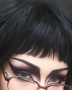 Elder Goth Makeup, 1980s Goth Makeup, Trad Goth Eyebrows, Traditional Goth Makeup 80s, Office Goth Makeup, Tradgoth Makeup 80s, Trad Goth Makeup Hooded Eyes, Goth Trad Makeup, Trade Goth Makeup