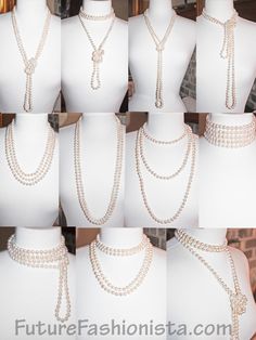 6a00d83454775669e201287588b613970c-pi 900×1,200 pixels Look Gatsby, How To Wear Pearls, Pearl Rope, Bijoux Art Deco, Flapper Costume, Great Gatsby Party, Wear Pearls, Long Pearl Necklaces, 20s Fashion