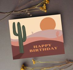 Birthday Cactus

Western Birthday

Desert Sunset

Happy Birthday Card

Birthday for Him

Birthday for Her

Cowboy Birthday

Personalized Card

Texas New Mexico

Southwest Decor Desert Birthday, Birthday Desert, Desert Graphic, Cactus Sunset, Desert Theme, Card Happy Birthday, Birthday Message, Desert Cactus, Birthday Messages