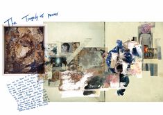 an altered collage of photos and text with the title'the trophy of power '