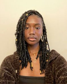 summer hairstyles for black women | buttery locs Buttery Locs, Short Faux Locs With Curls, Mid Length Faux Locs, Faux Locs Medium Length, Hairstyles For Dreads Black Women, Short Soft Locs Shoulder Length, Faux Locs Short Shoulder Length, Mid Length Braids For Black Women, Medium Length Faux Locs