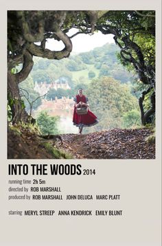 the poster for into the woods