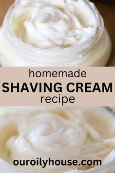 Homemade shaving cream provides an incredibly smooth and clean shave while helping prevent razor burn and ingrown hairs. Homemade Shave Butter, Shaving Cream Diy Recipes, Home Made Shaving Cream For Women, Diy Natural Shaving Cream, Natural Shave Cream, Shave Soap Recipe, Natural Shaving Cream, Homemade Shaving Cream, Diy Shaving Cream